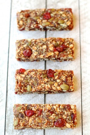 Fruit And Seed Granola Bars 