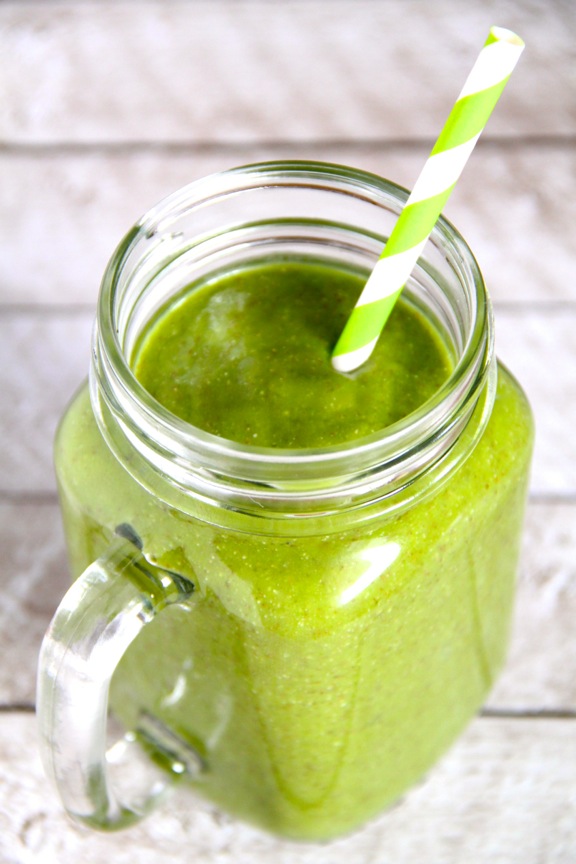 my favourite green smoothie . - . running with spoons