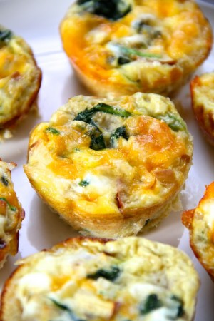 Apple and Gouda Mini Frittatas