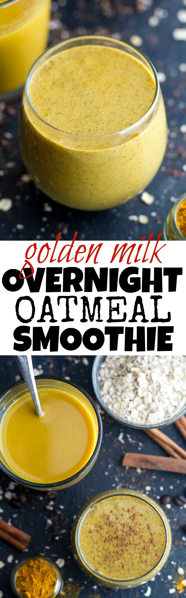 Golden Milk Overnight Oat Cups - UltraTruffle