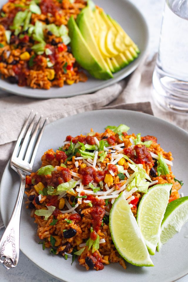 Instant Pot Black Bean Burrito Bowls {vegan, gluten-free}