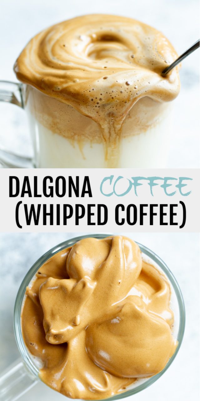 Dalgona Coffee (How To Make Whipped Coffee)